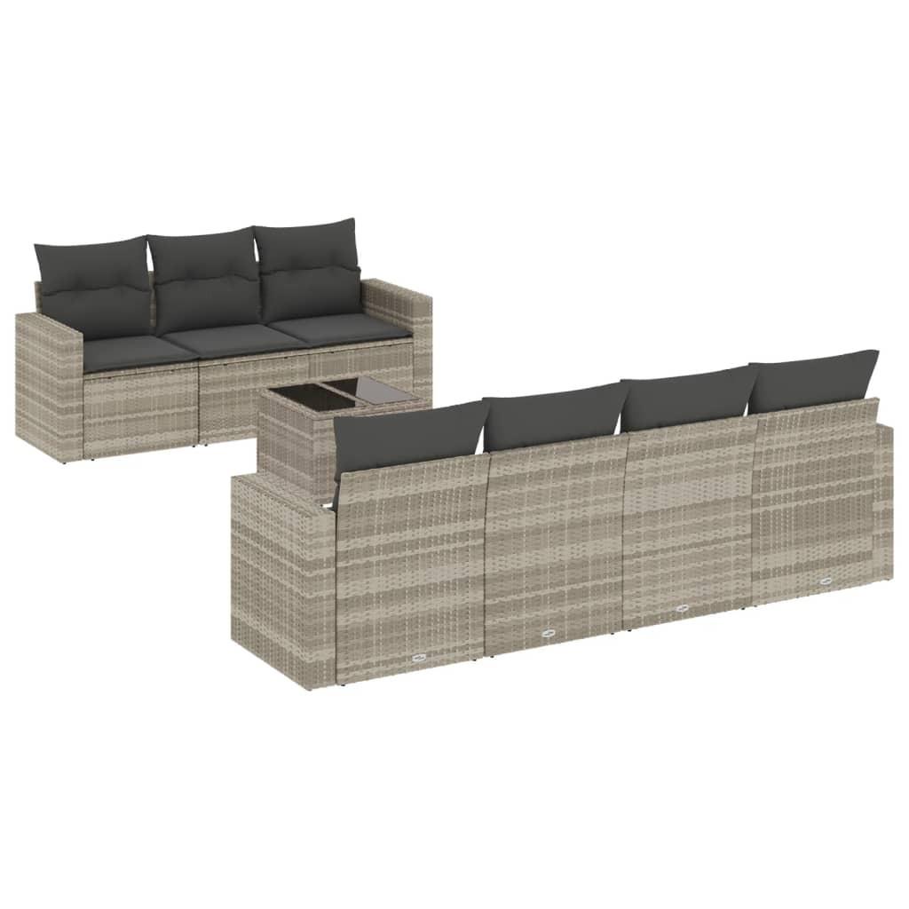 VidaXL Garten sofagarnitur poly-rattan