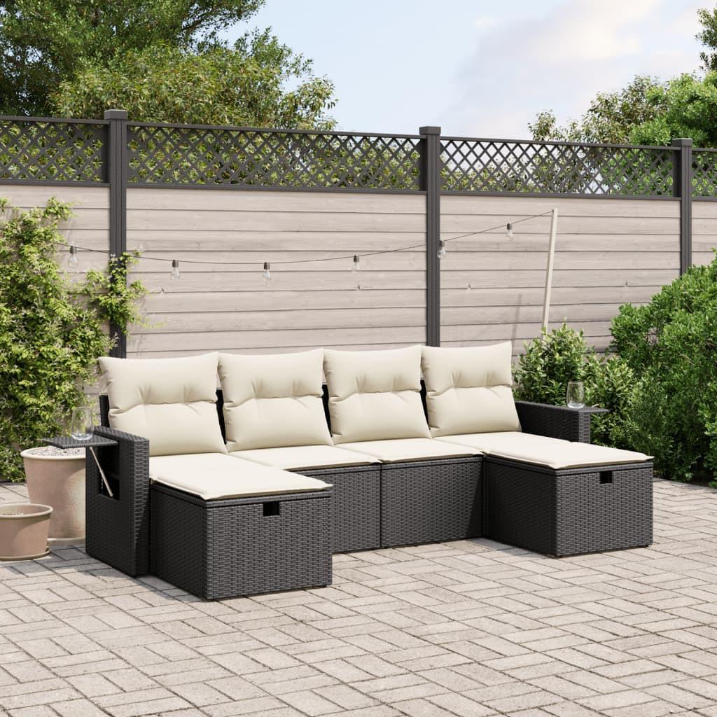 VidaXL Garten sofagarnitur poly-rattan