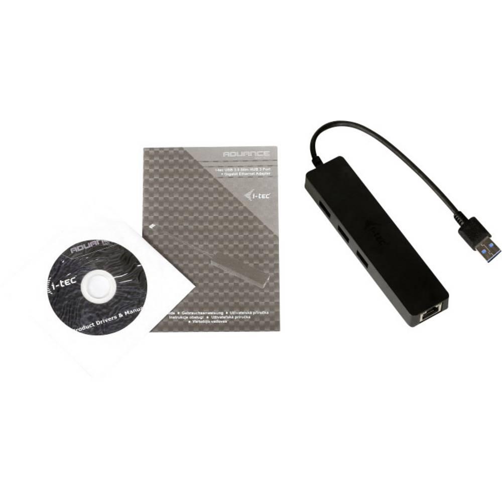 i-tec USB 3 Slim HUB 3 Port + Gigabit Ethernet Adapter