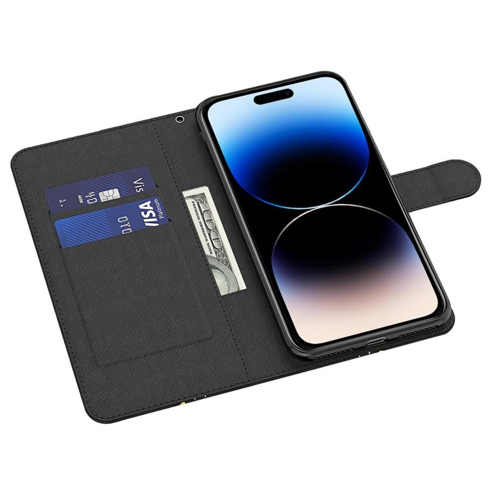 Cover-Discount iPhone 15 - Etui Glitzer Effekt