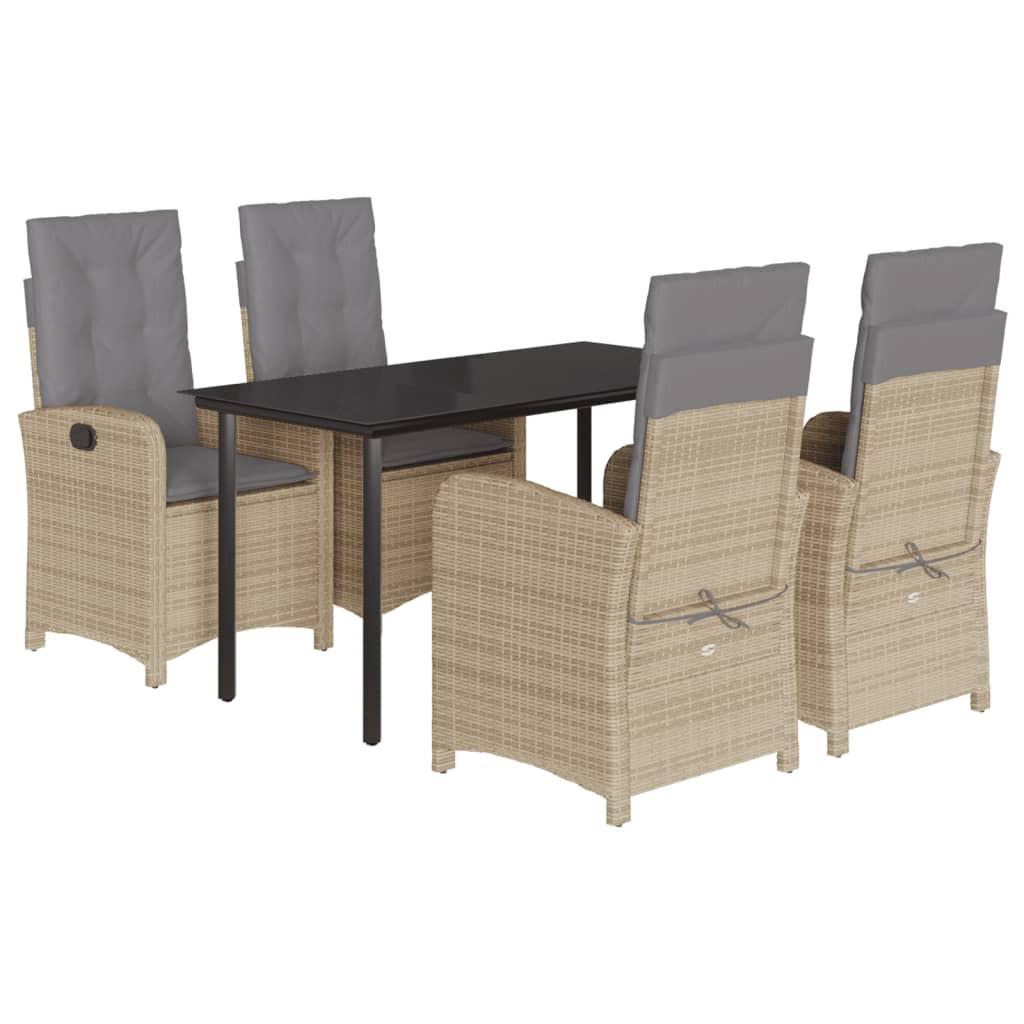 VidaXL Garten essgruppe poly-rattan