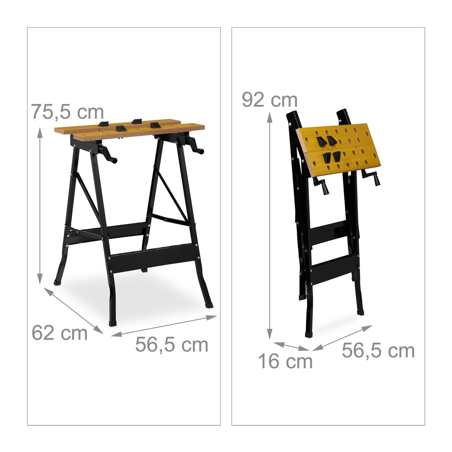 B2X Klappbare Werkbank aus Stahl