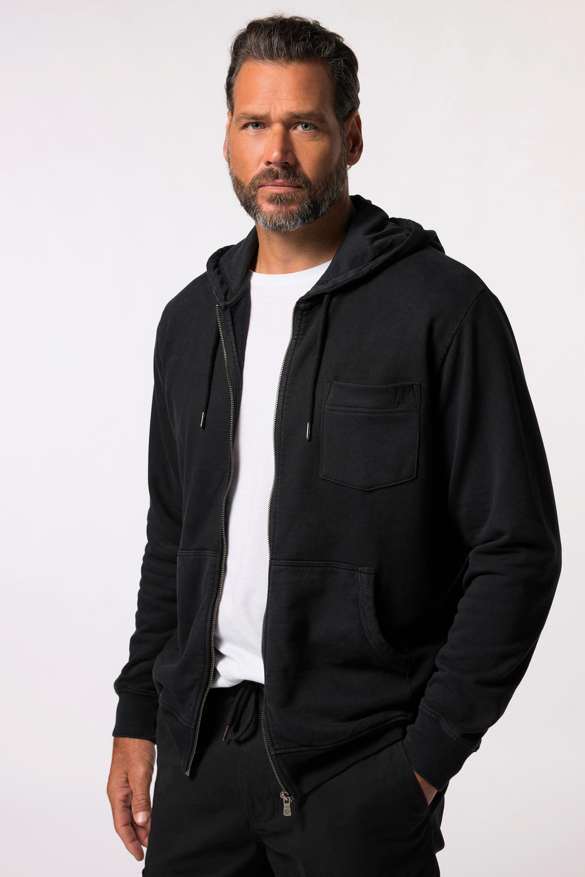 JP1880 Hoodie-Jacke, Sweat, Vintage Look, Kapuze