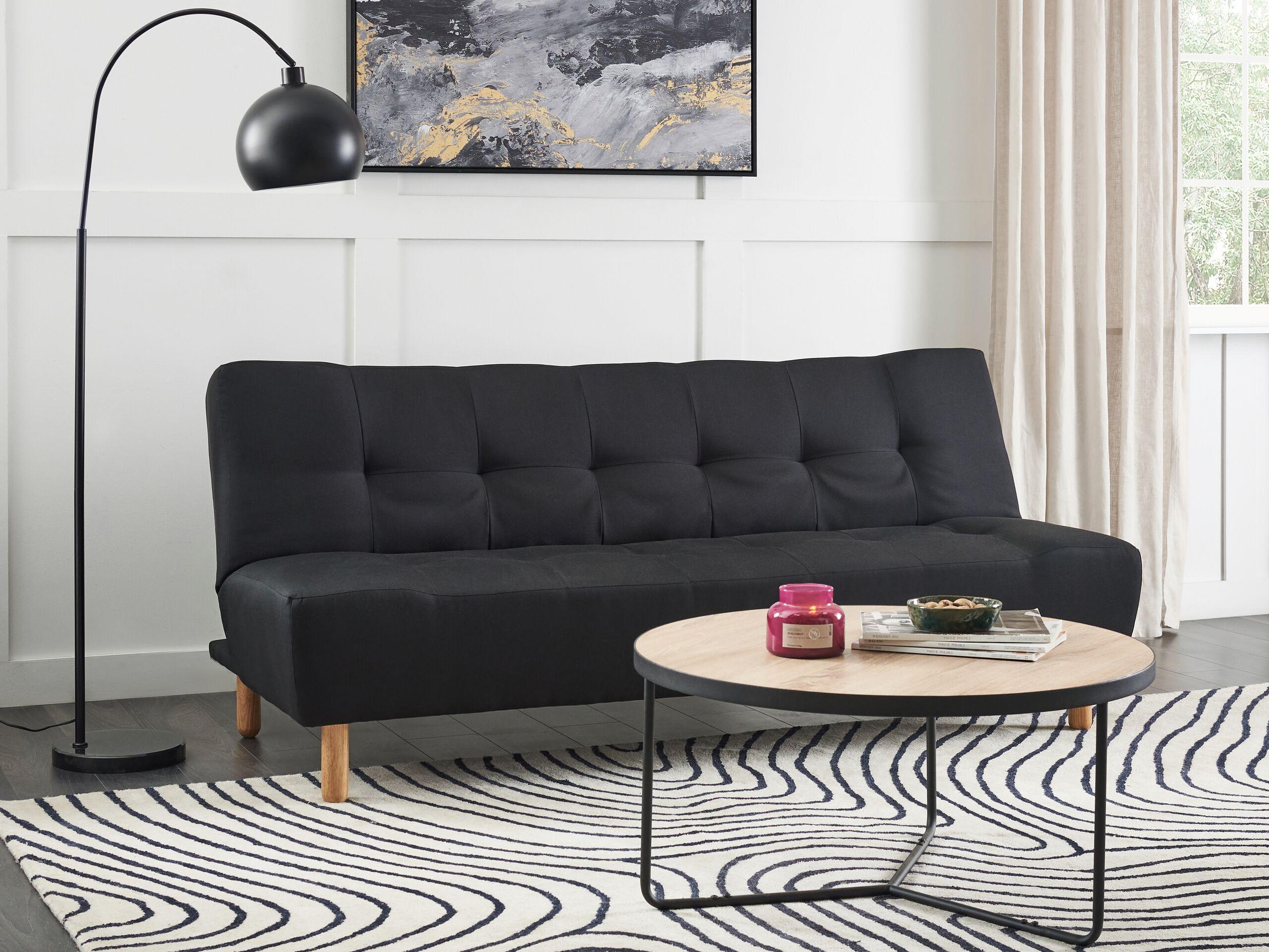 Beliani Schlafsofa aus Polyester Retro ALSTEN
