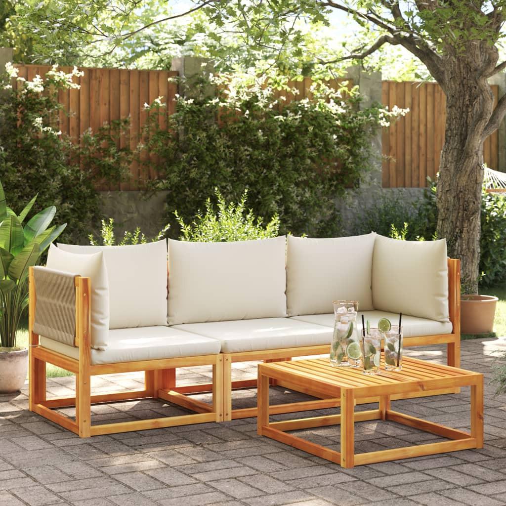 VidaXL Garten sofagarnitur akazienholz