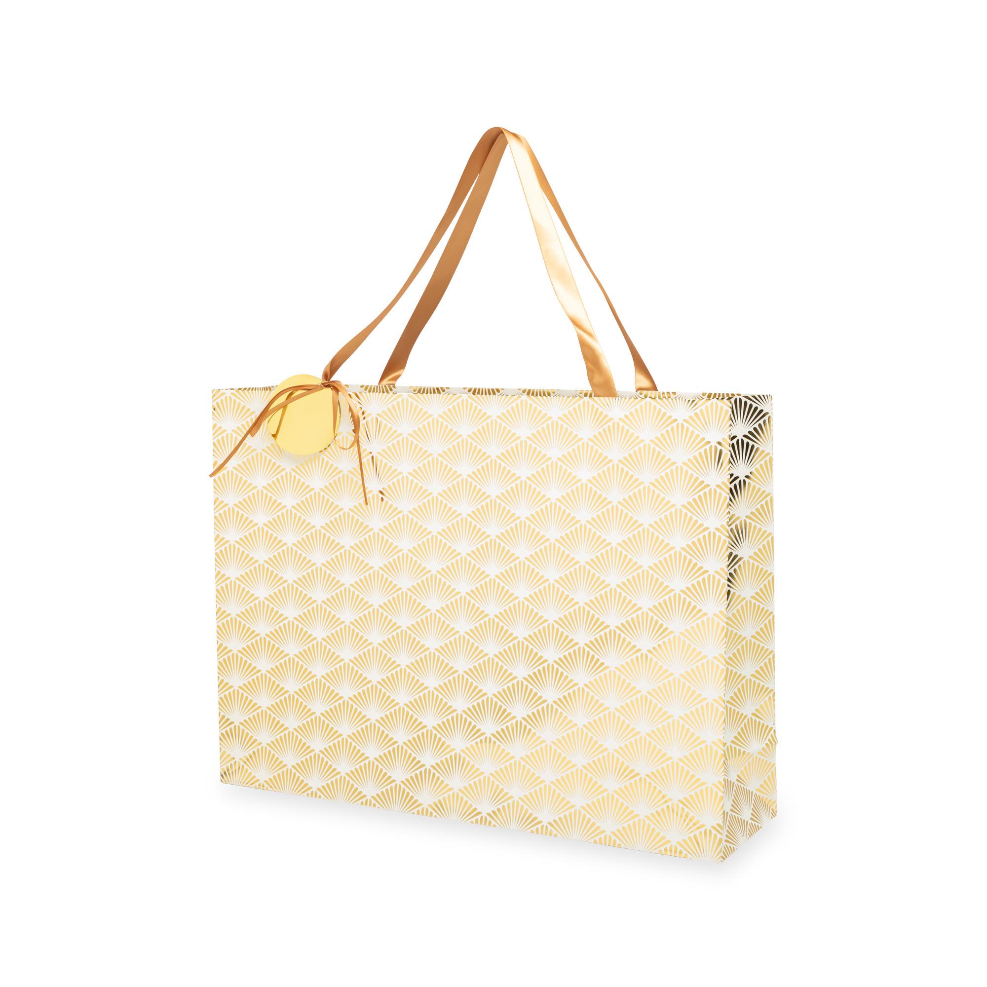 Manor Geschenktasche Muschel Gold
