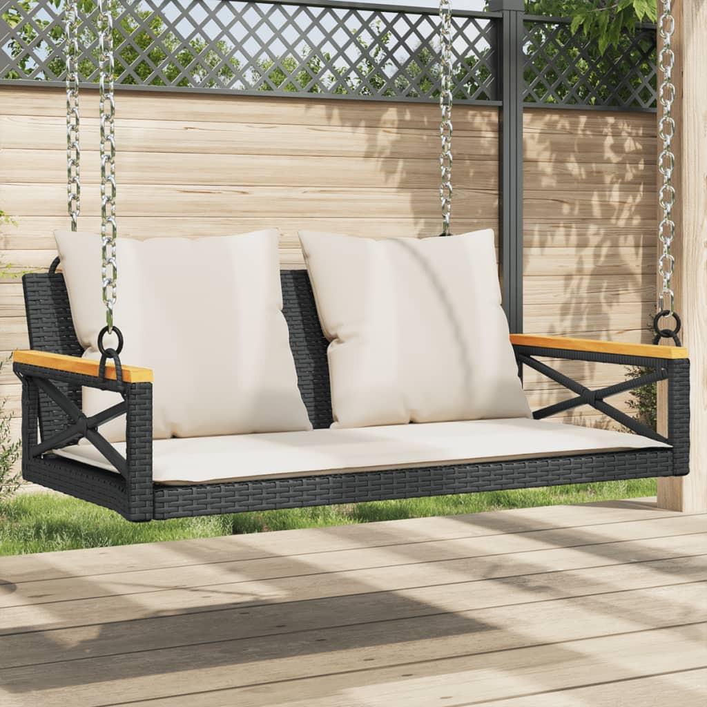 VidaXL Hängebank poly-rattan