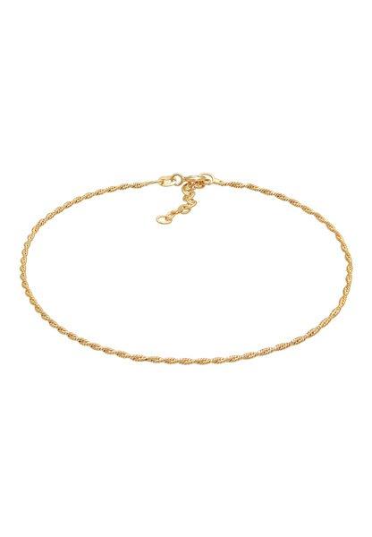 Elli Fußschmuck Kordelkette Gedreht Basic Zeitlos