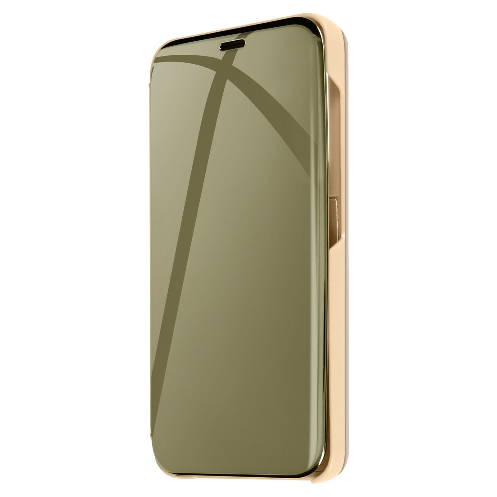 Avizar Samsung S24 Spiegel-Etui Gold