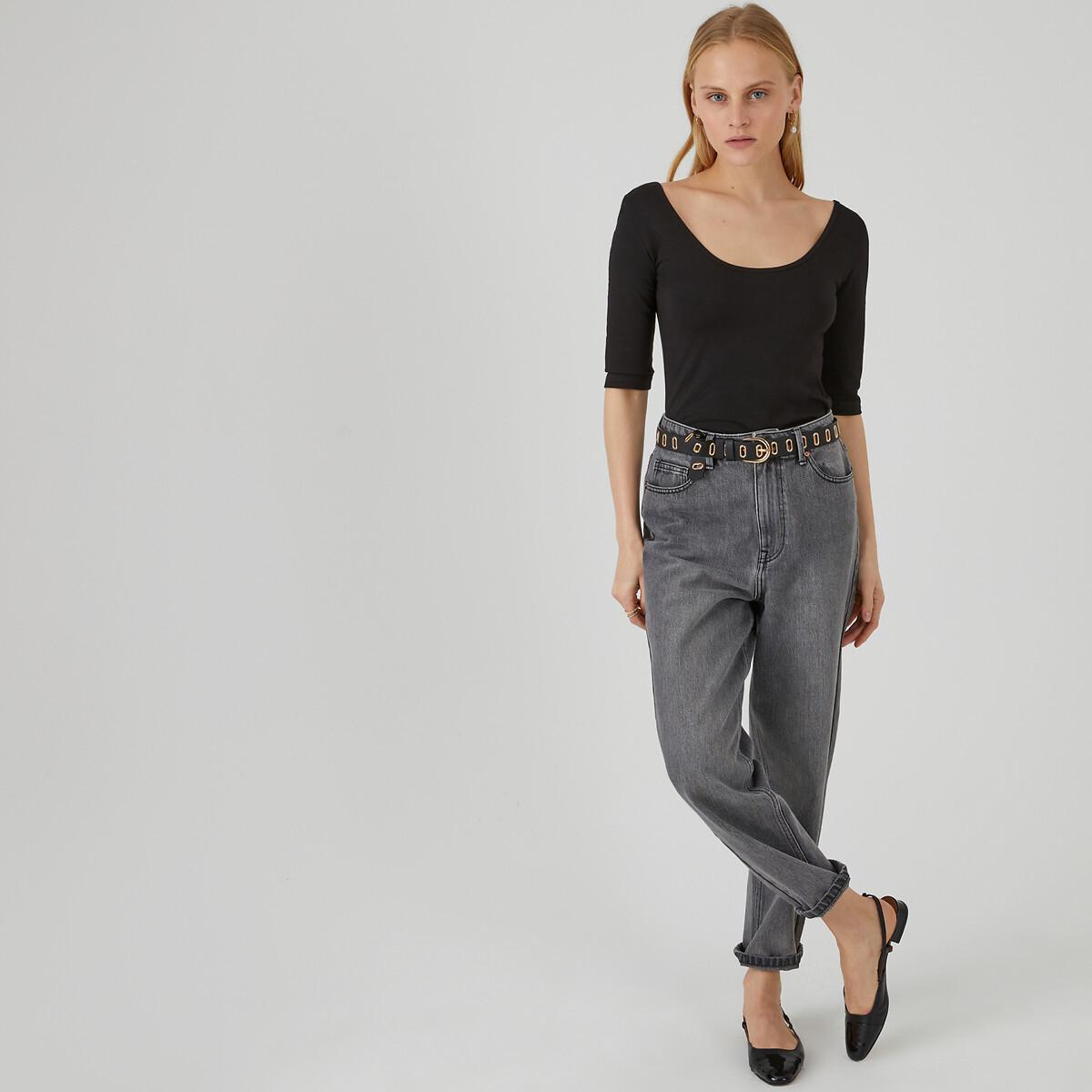 La Redoute Collections T-Shirt mit Ballerina-Ausschnitt