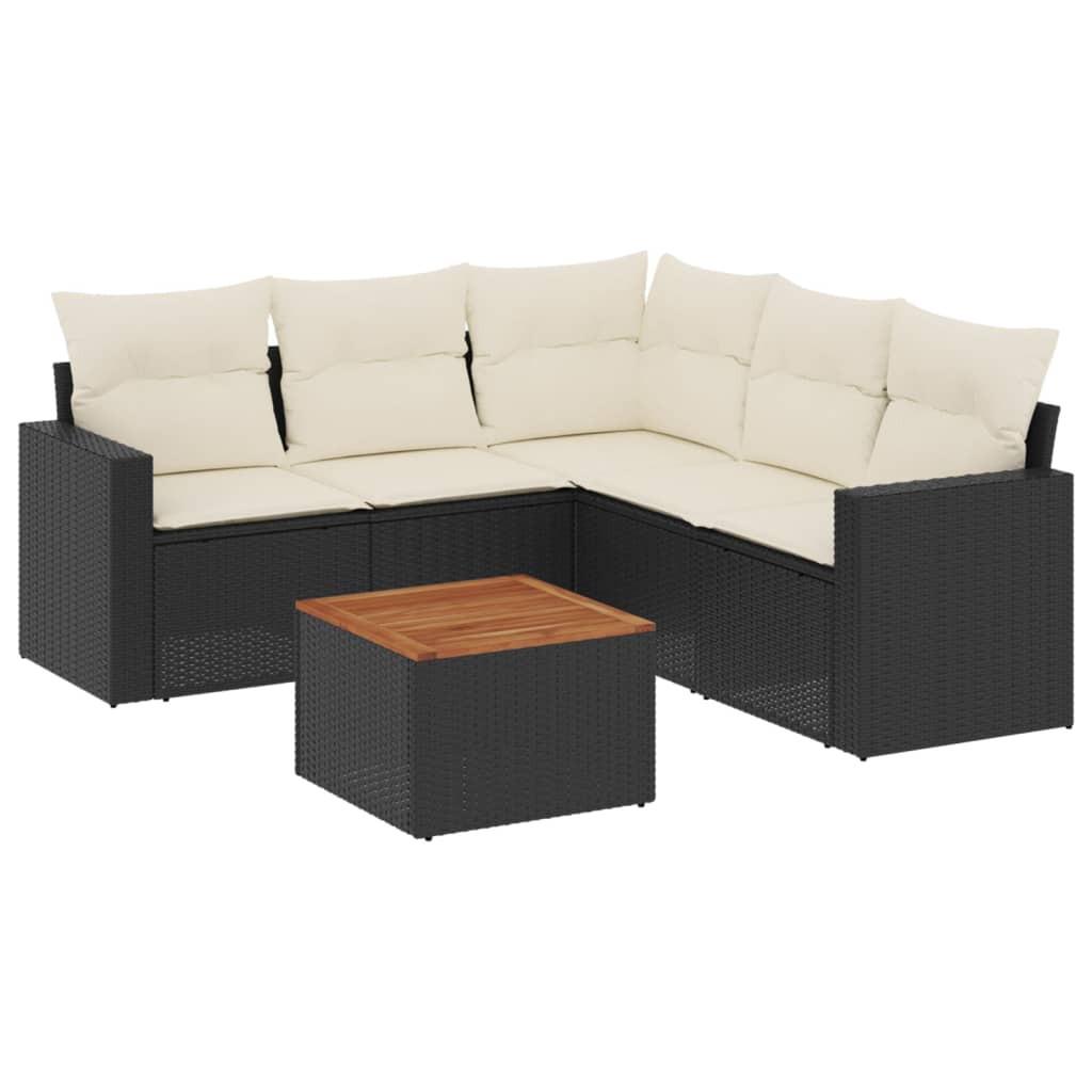 VidaXL Garten sofagarnitur poly-rattan