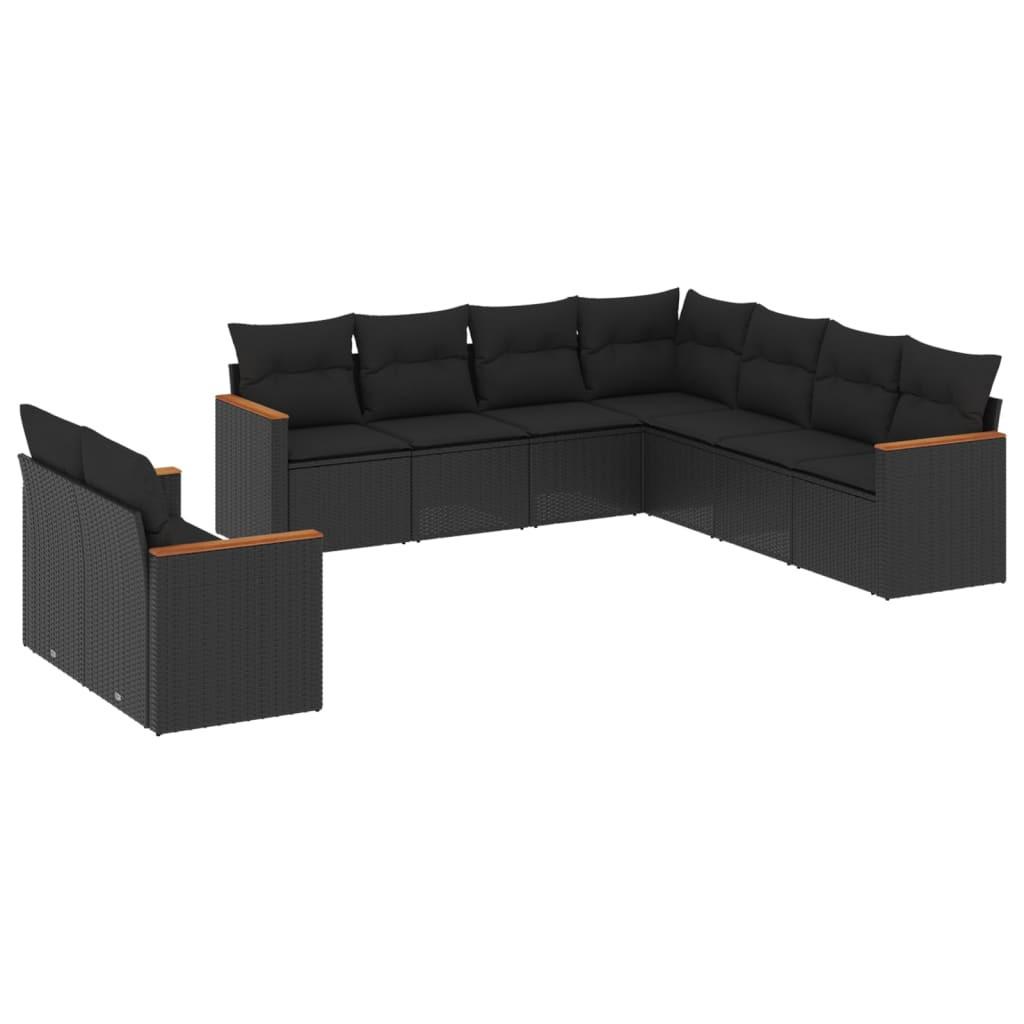 VidaXL Garten sofagarnitur poly-rattan