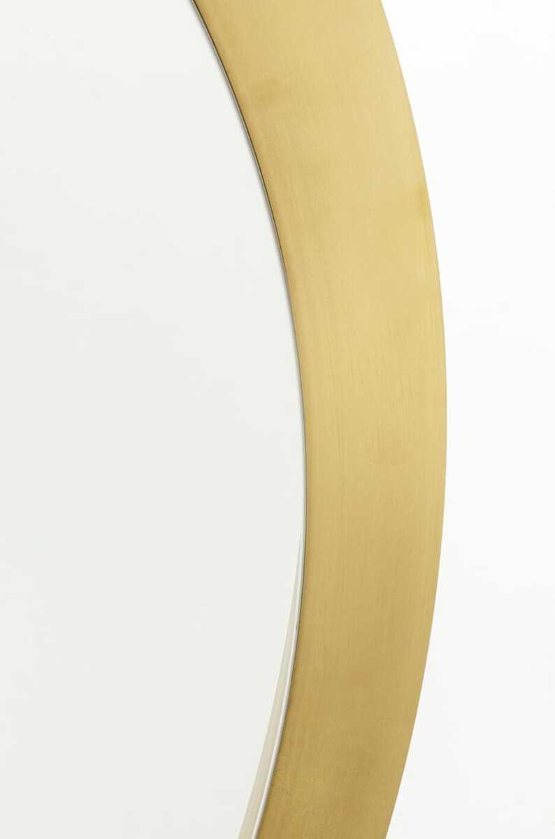 KARE Design Wandspiegel Arezzo Brass rund 100