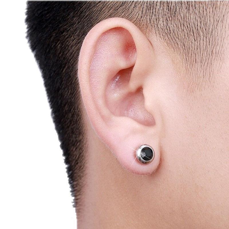 B2X Biomagnetische Ohrringe zur Gewichtsreduktion - Schwarz