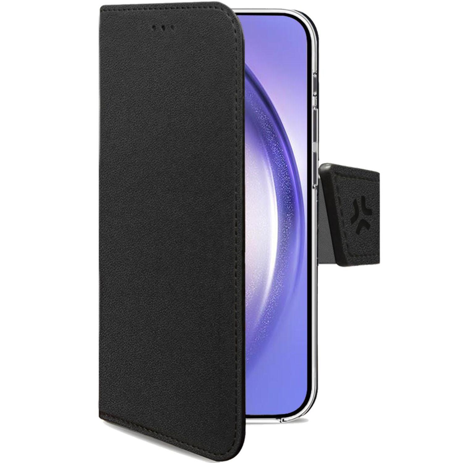 Celly Wally Wallet Case Galaxy A55 5G Schwarz