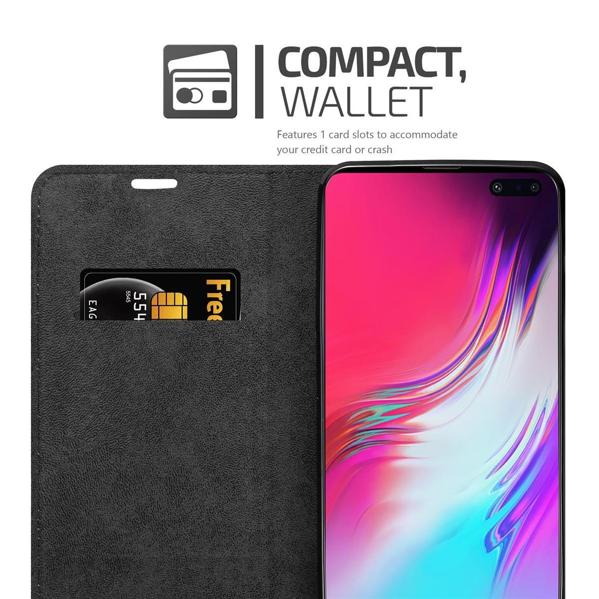 Cadorabo Hülle für Samsung Galaxy S10 5G Magnetverschluss, Kartenfach