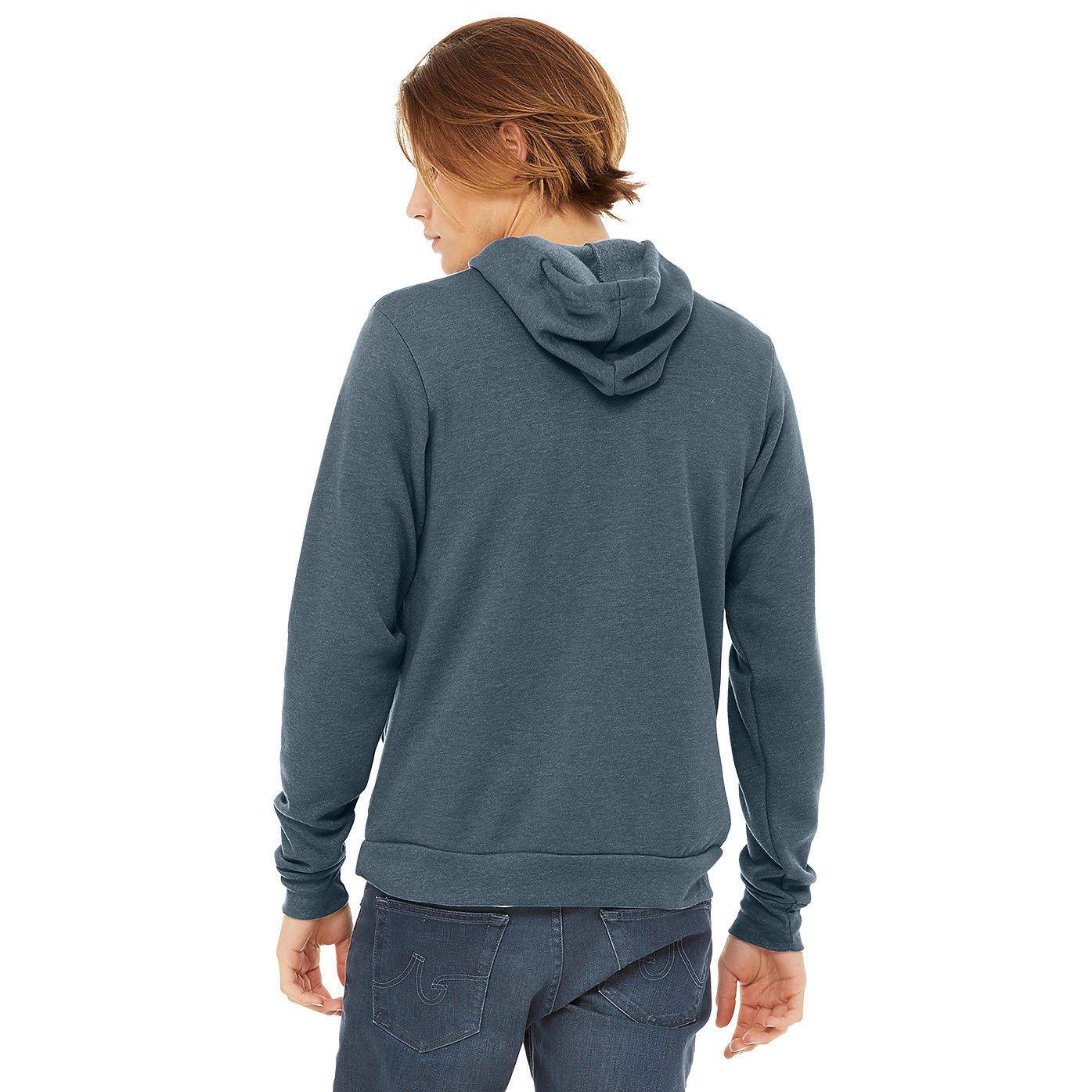 Bella + Canvas FleecePullover mit Kapuze