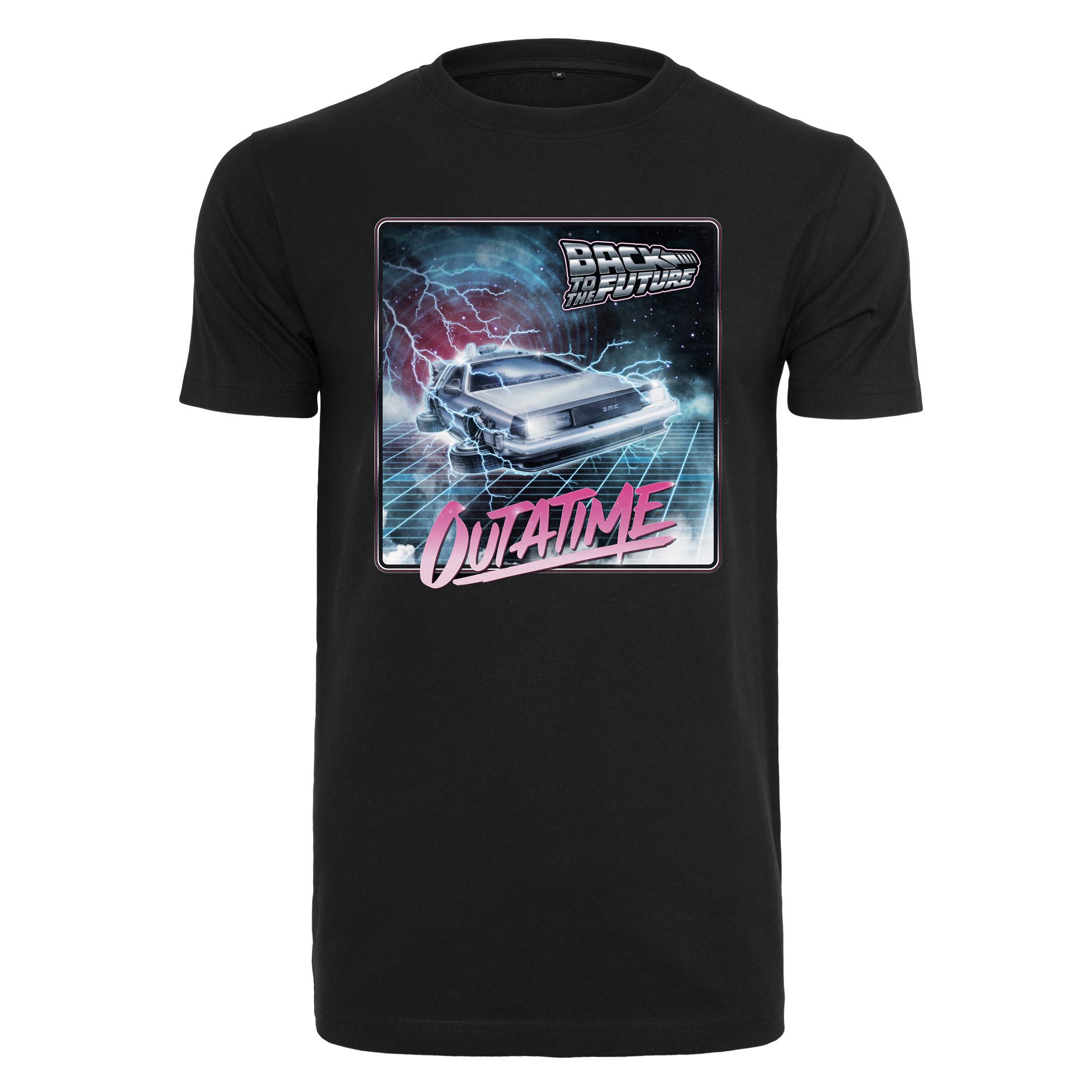 URBAN CLASSICS Back to the Future Outatime Kurzarm T-Shirt