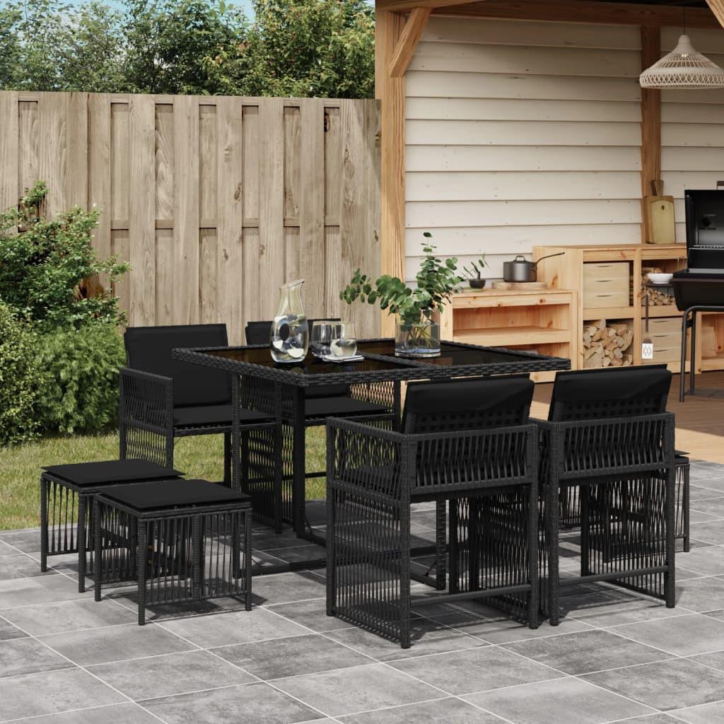 VidaXL Garten essgruppe poly-rattan