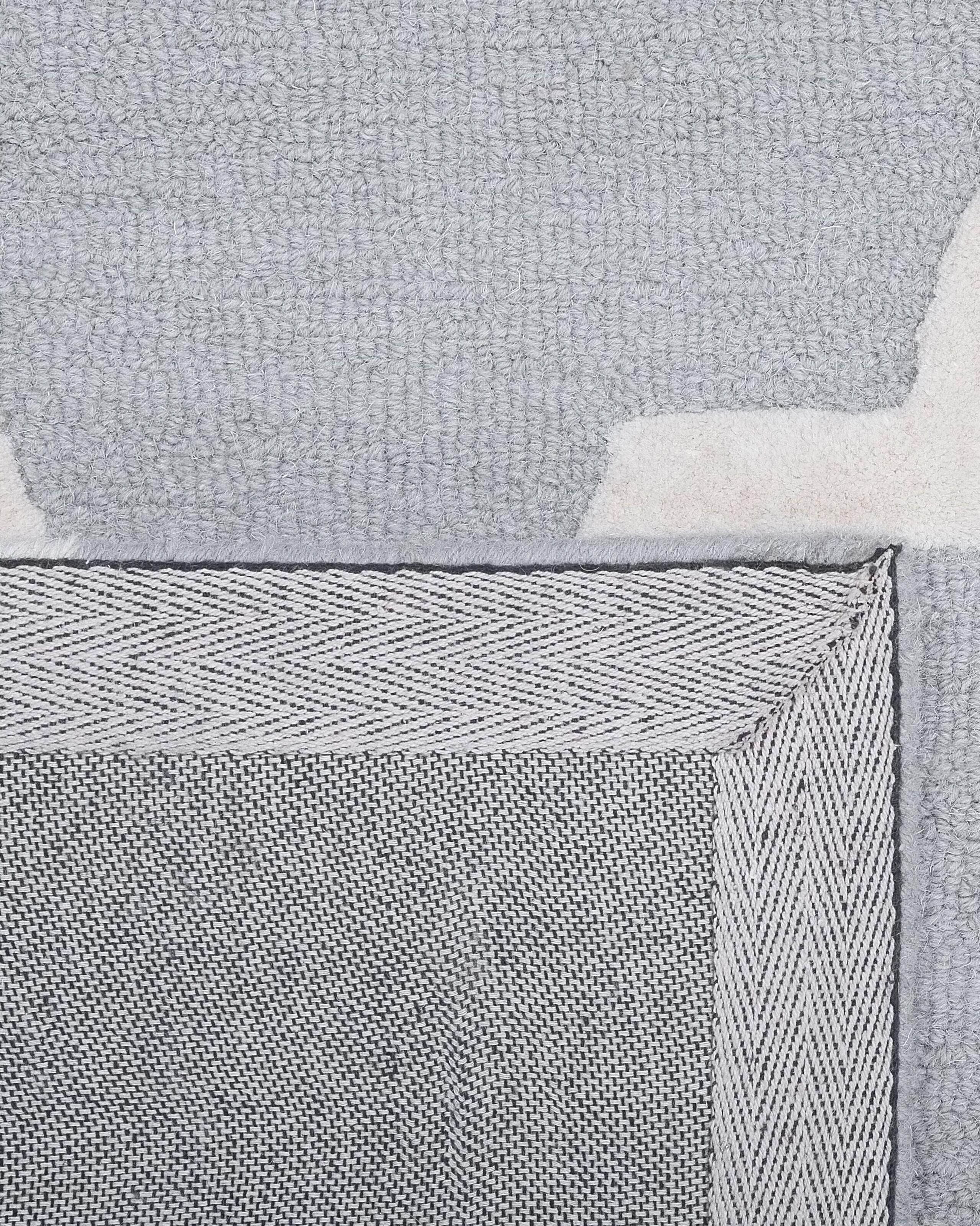 Beliani Teppich aus Wolle Skandinavisch SILVAN