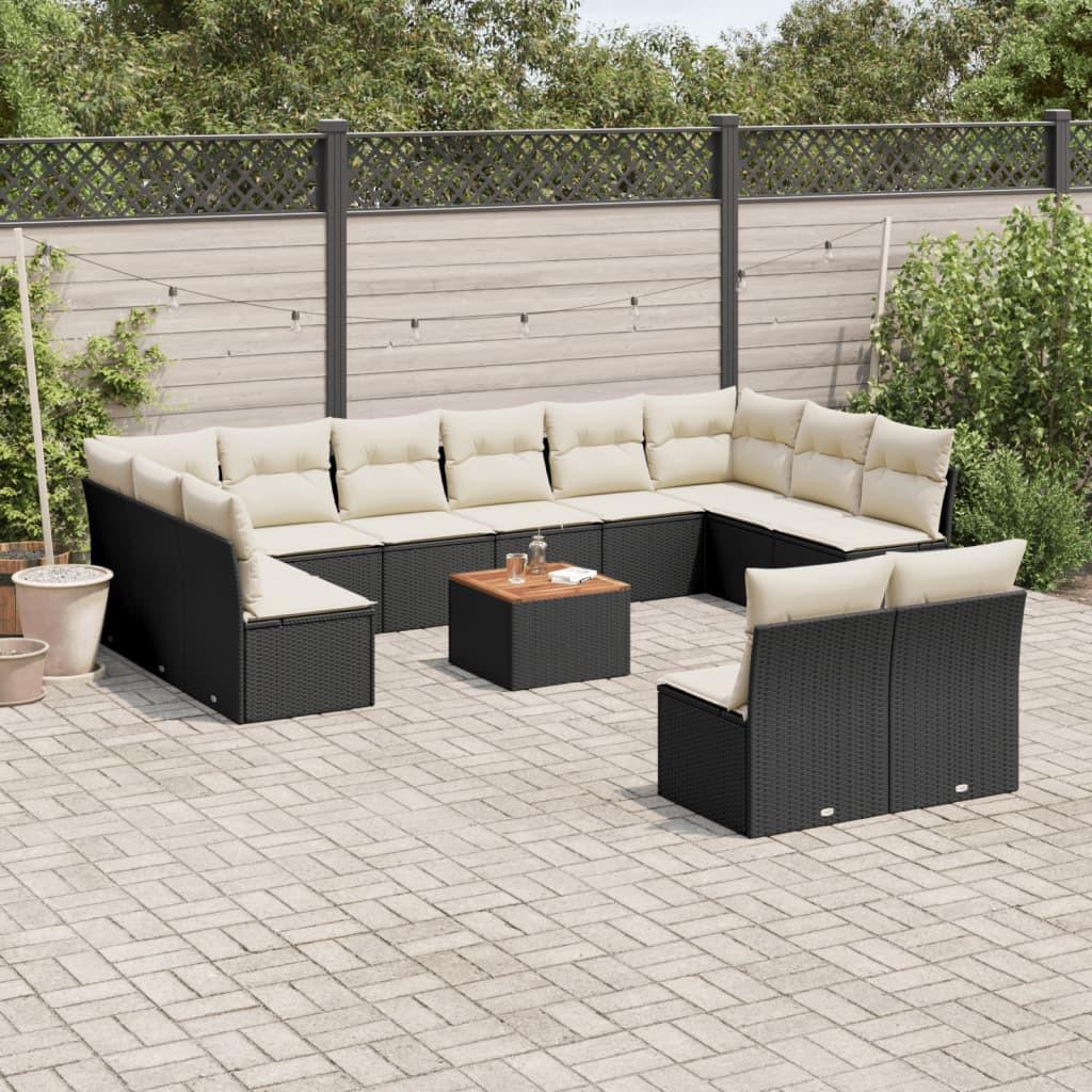 VidaXL Garten sofagarnitur poly-rattan