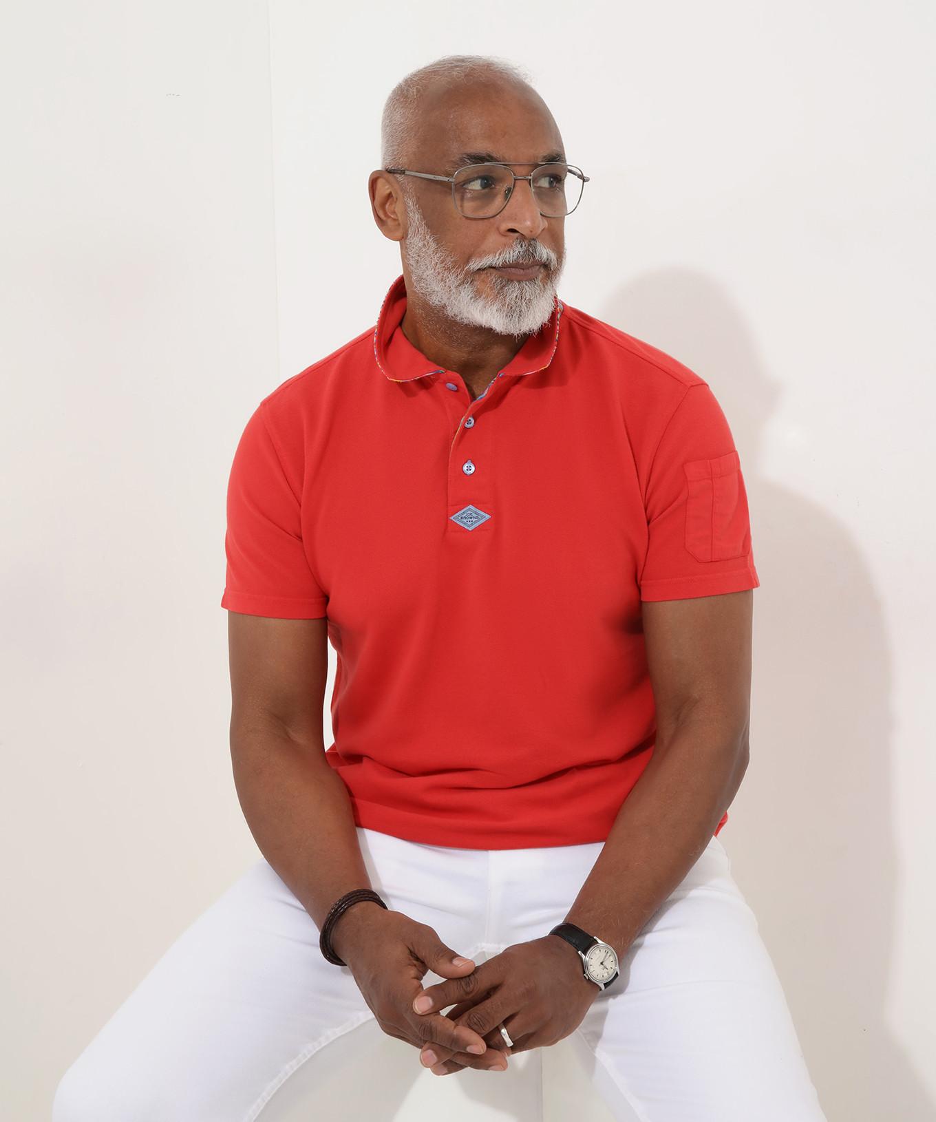 Joe Browns Pique Poloshirt mit Streifenbesatz