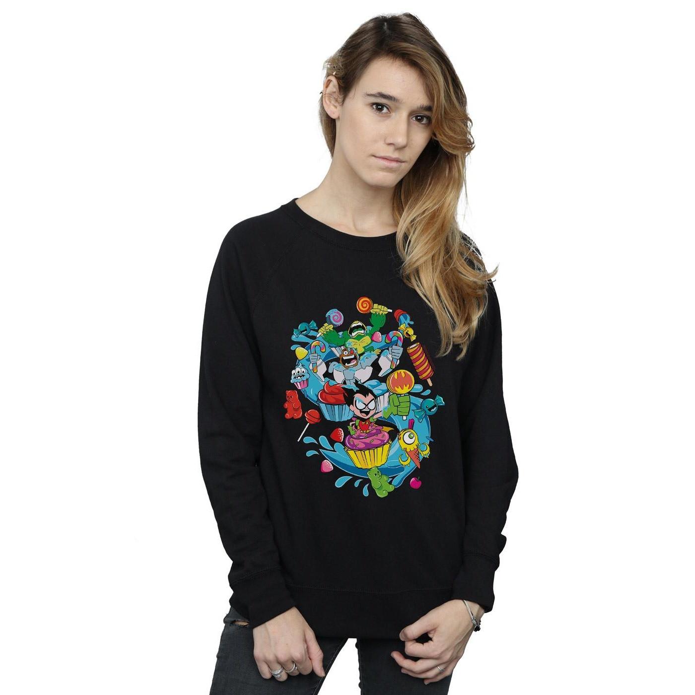 DC COMICS Teen Titans Go Candy Mania Sweatshirt