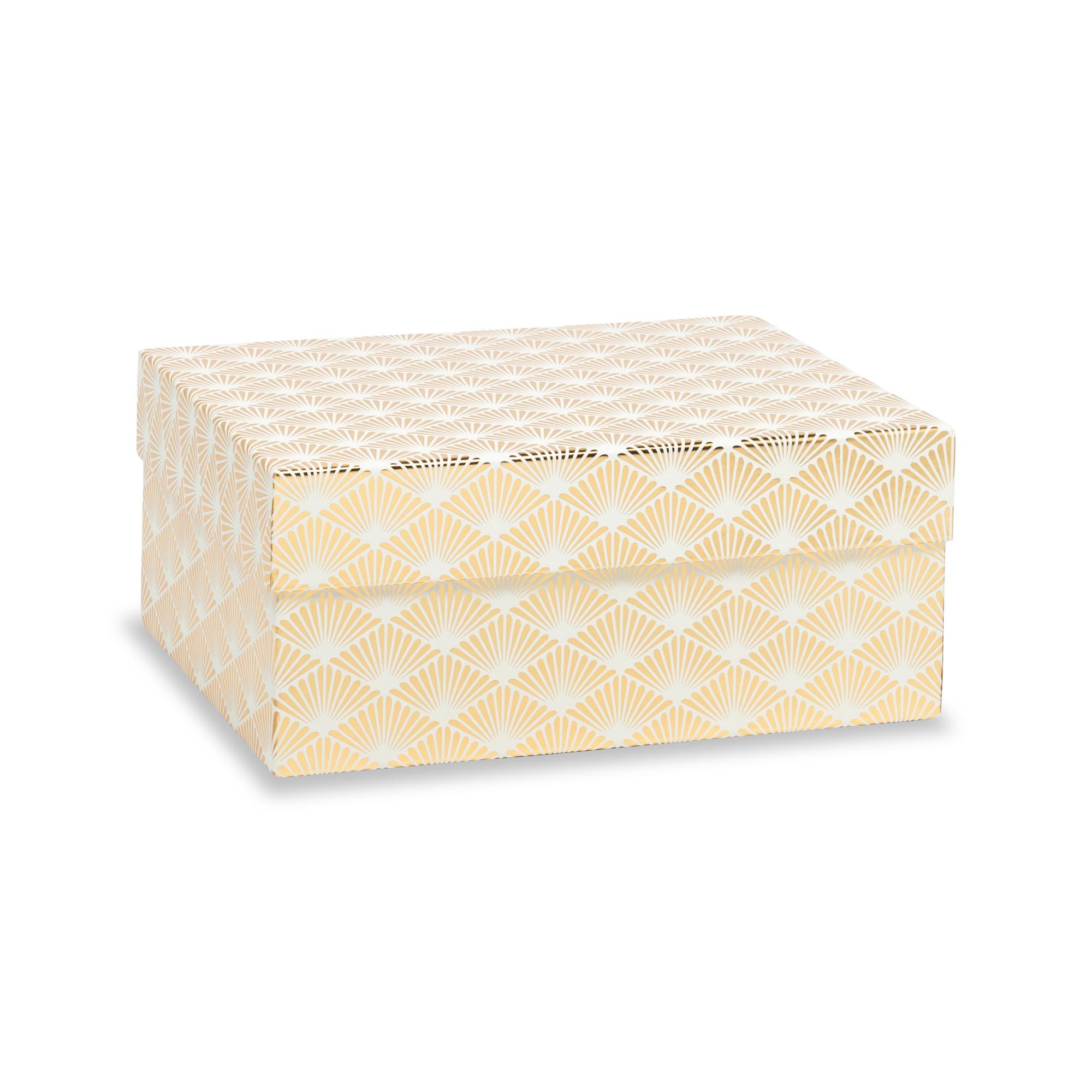 Manor Geschenkbox Muschel Gold