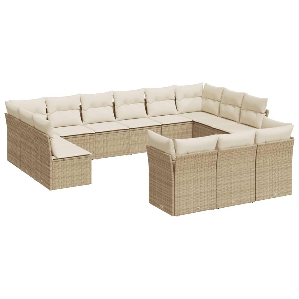 VidaXL Garten sofagarnitur poly-rattan