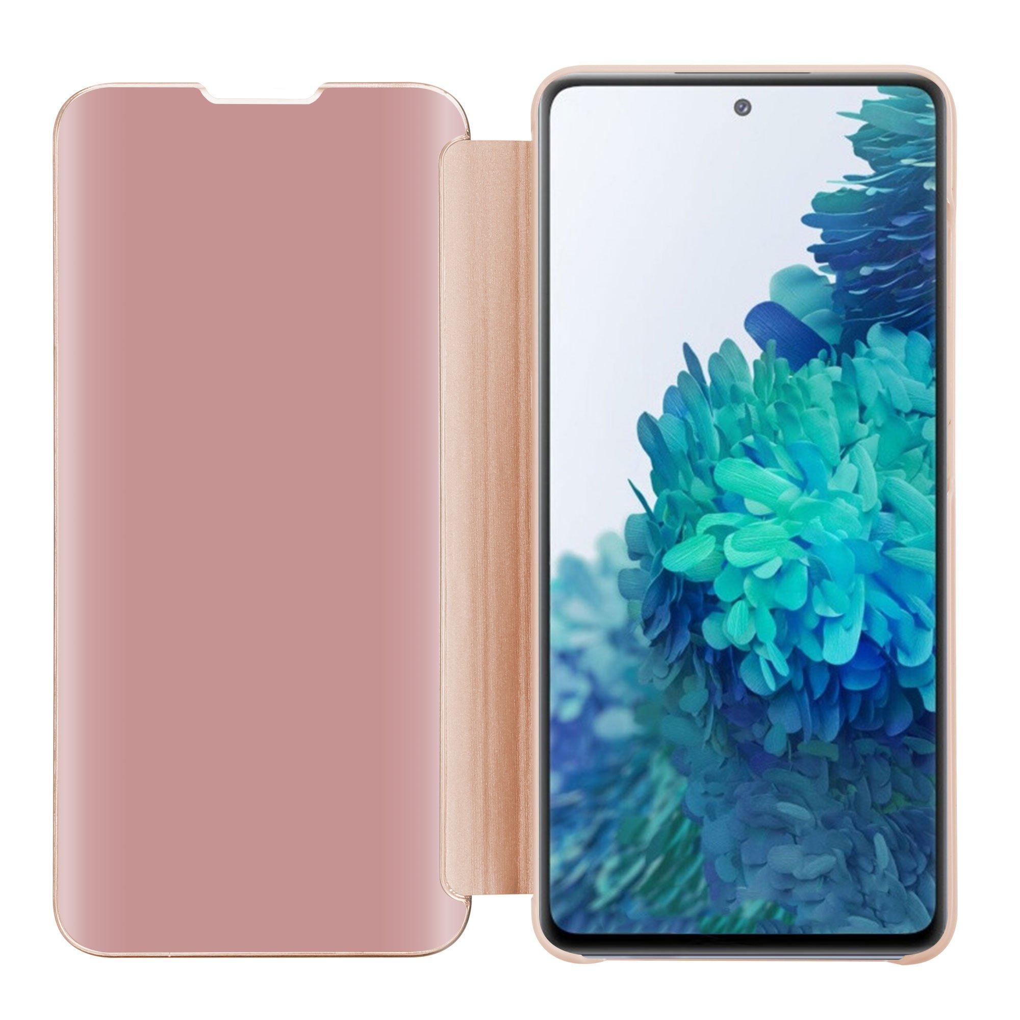 Cadorabo Hülle für Samsung Galaxy S20 FE Spiegel Standfunktion 360 Grad Schutz