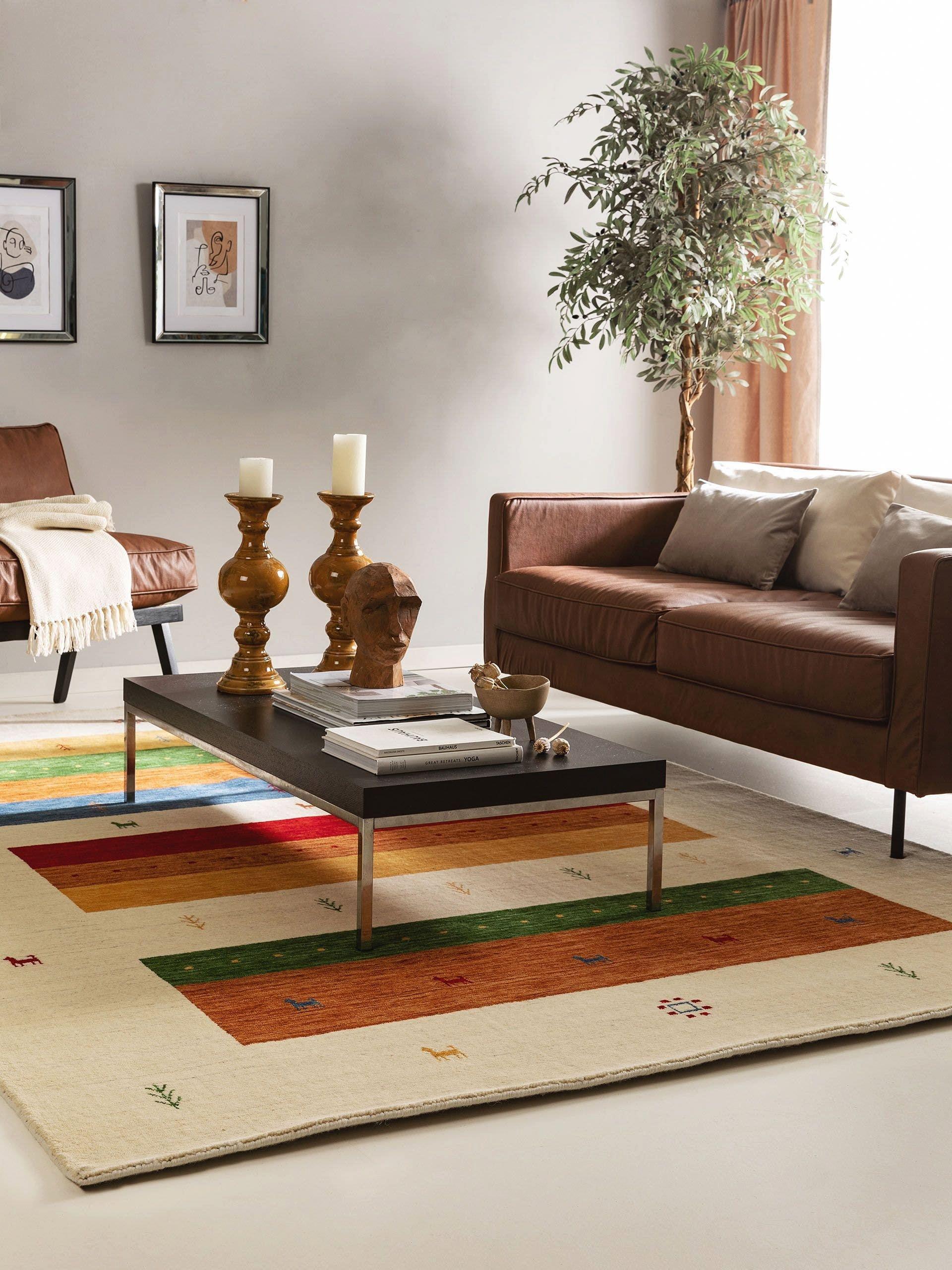 Benuta Wollteppich Jamal MulticolorBeige