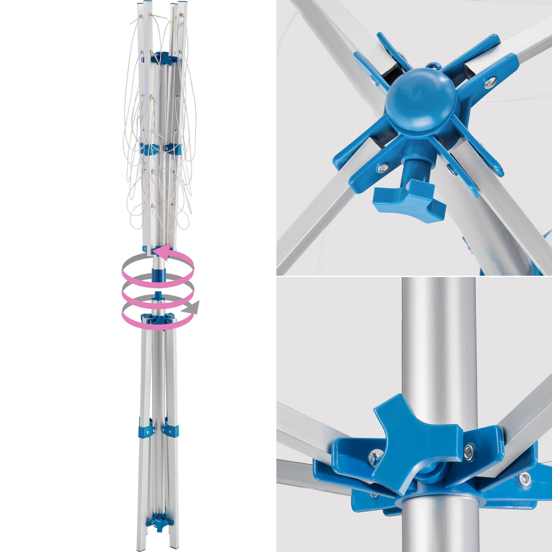 Tectake Mobile Wäschespinne