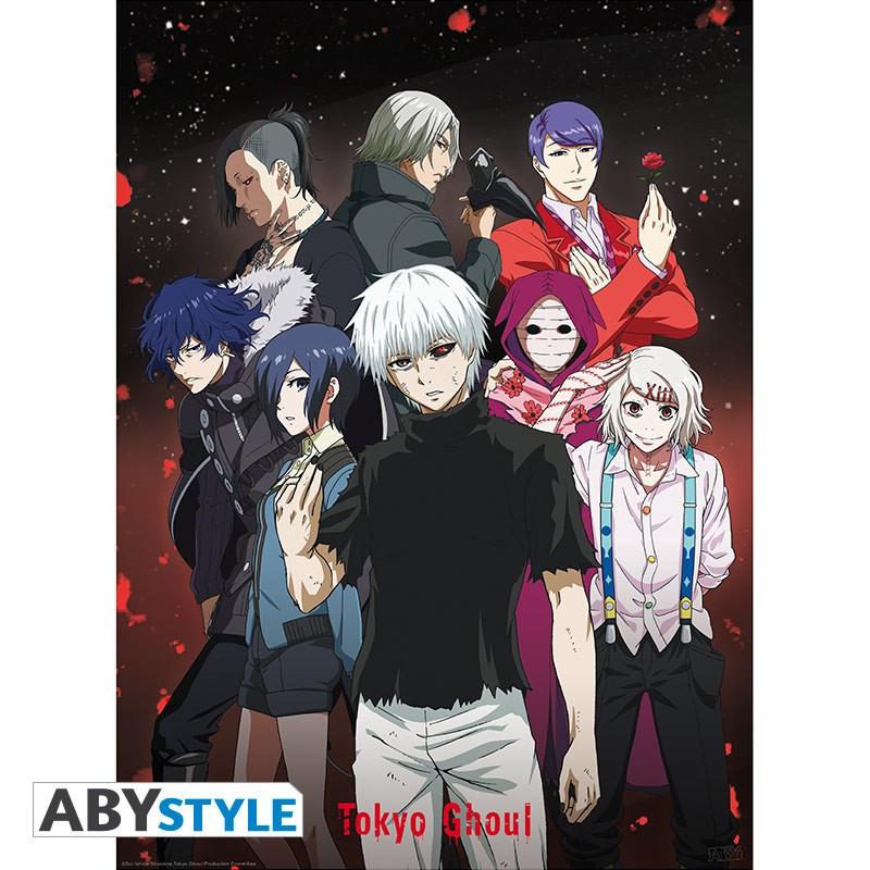 Abystyle Poster - Flat - Tokyo Ghoul - Gruppe