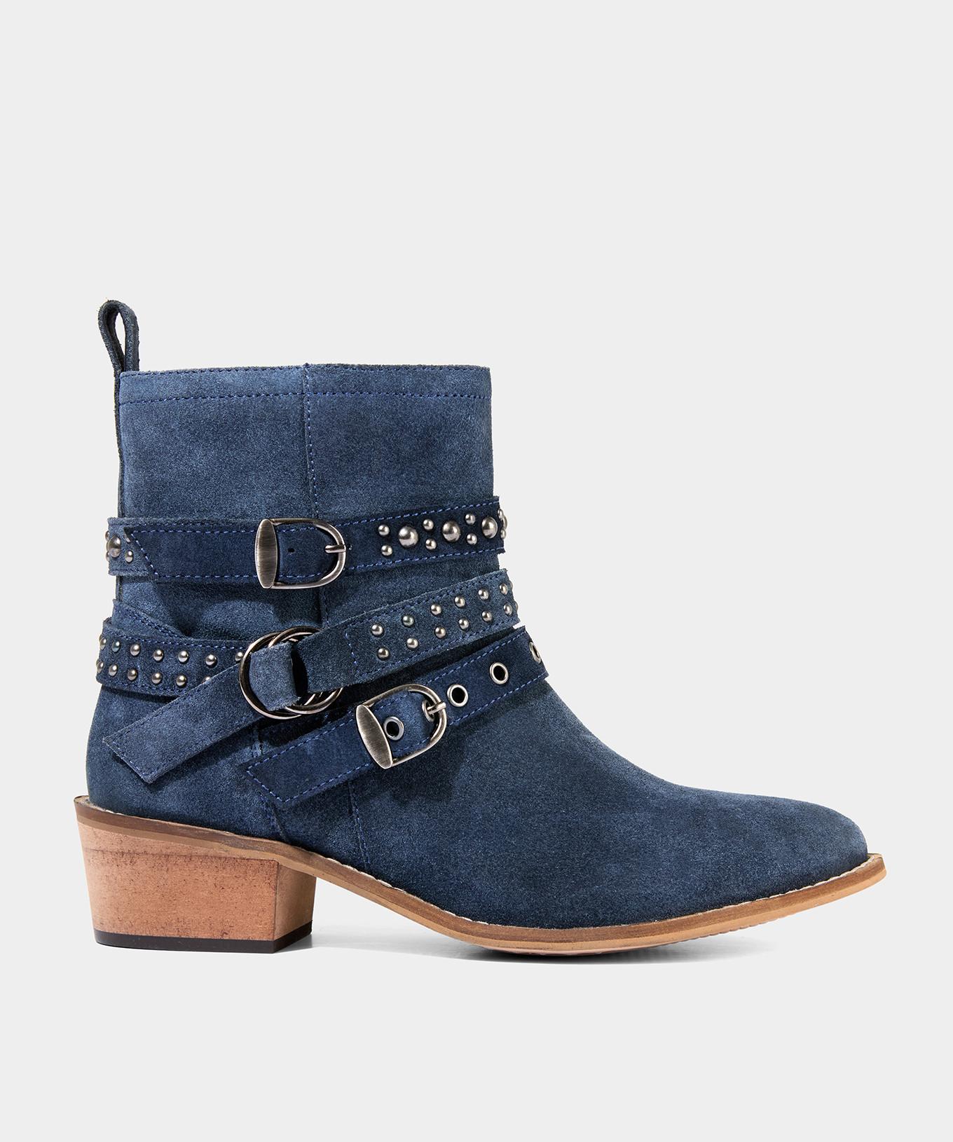 Joe Browns Wildleder-Stiefeletten mit seitlichem Reißverschluss & Nieten