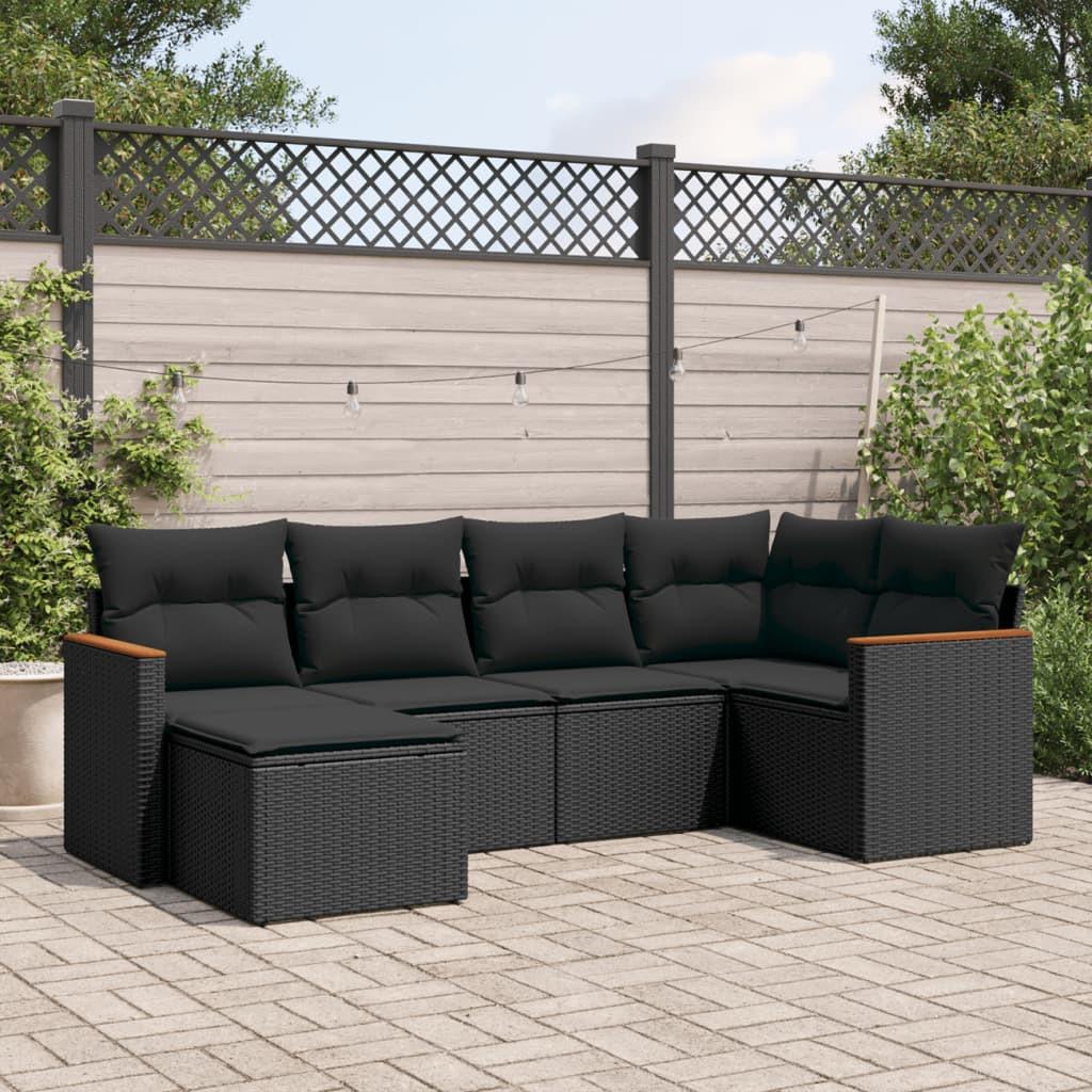 VidaXL Garten sofagarnitur poly-rattan