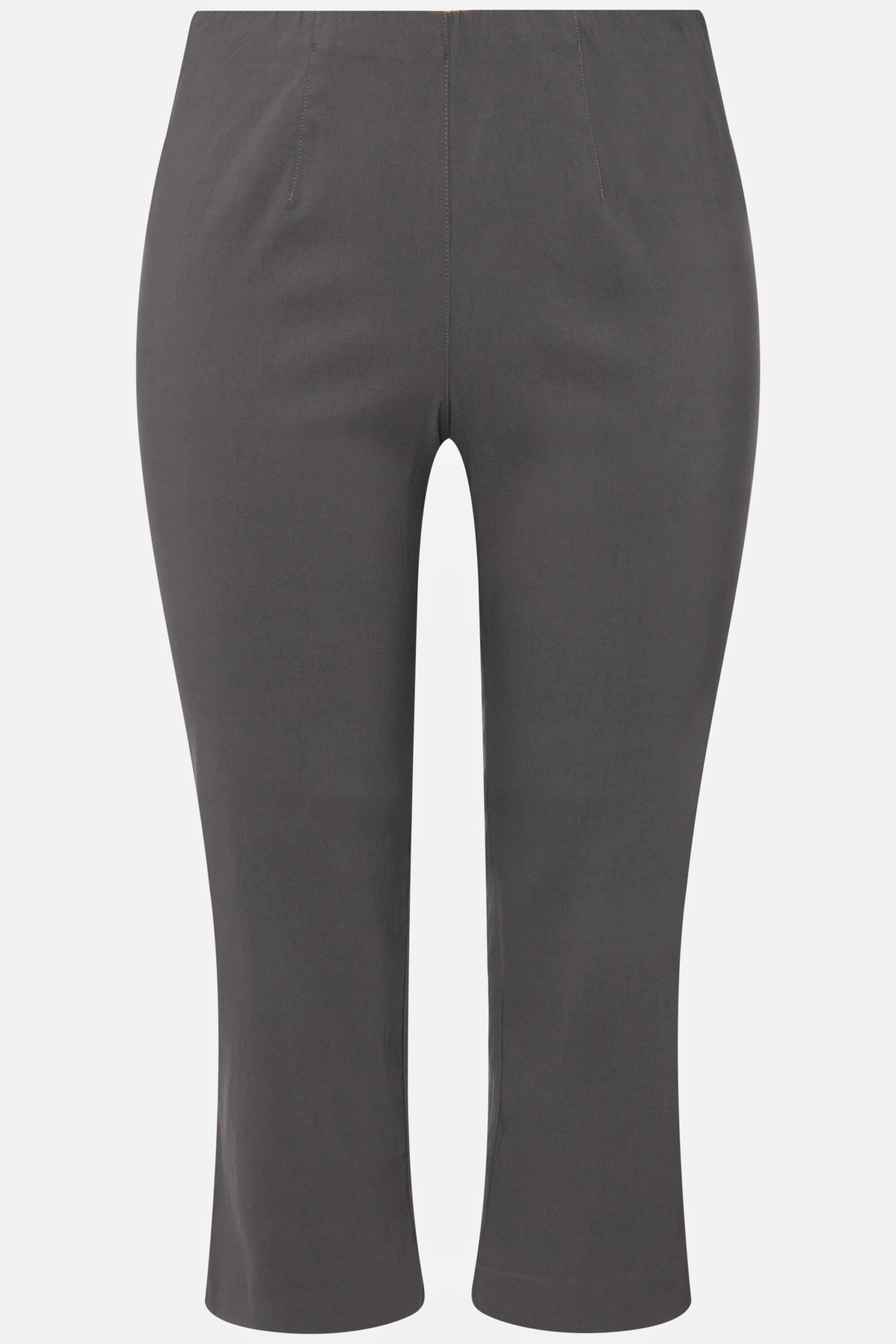 Ulla Popken Bengalinhose wadenlang mit Elastikbund
