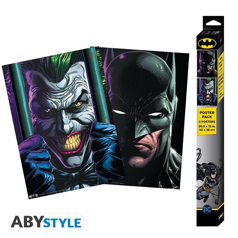 Abystyle Poster - Packung mit 2 - Batman - Batman & Joker