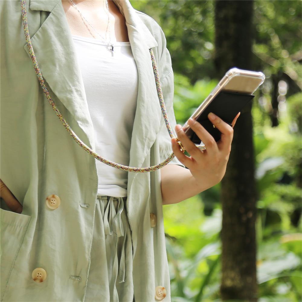 Cadorabo Handy Kette für Huawei NOVA PLUS Silikon mit Gold Ringen