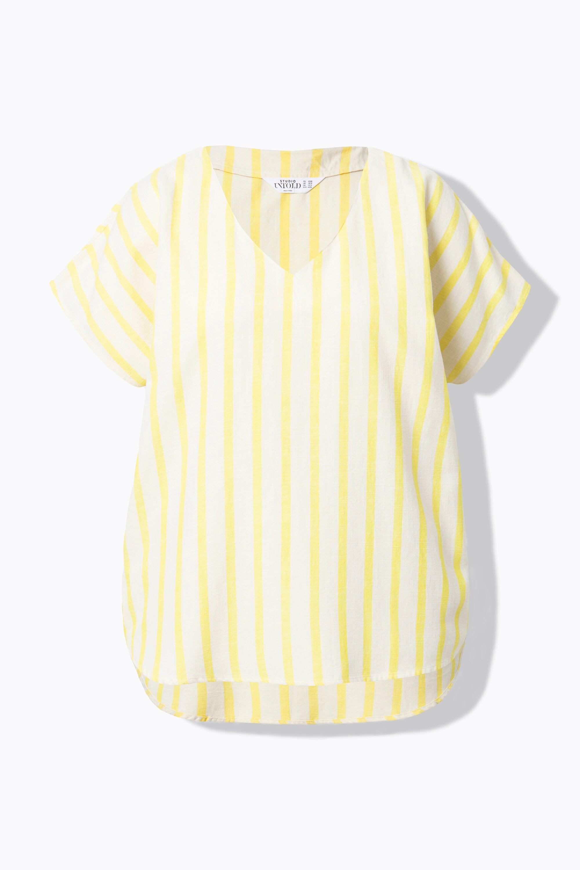 Studio Untold Oversized Blusenshirt Gestreift