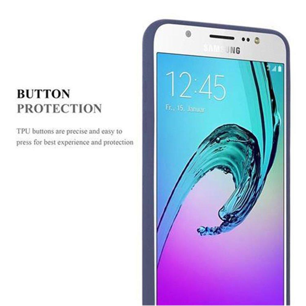 Cadorabo Hülle für Samsung Galaxy J7 2016 TPU Silikon Frosted
