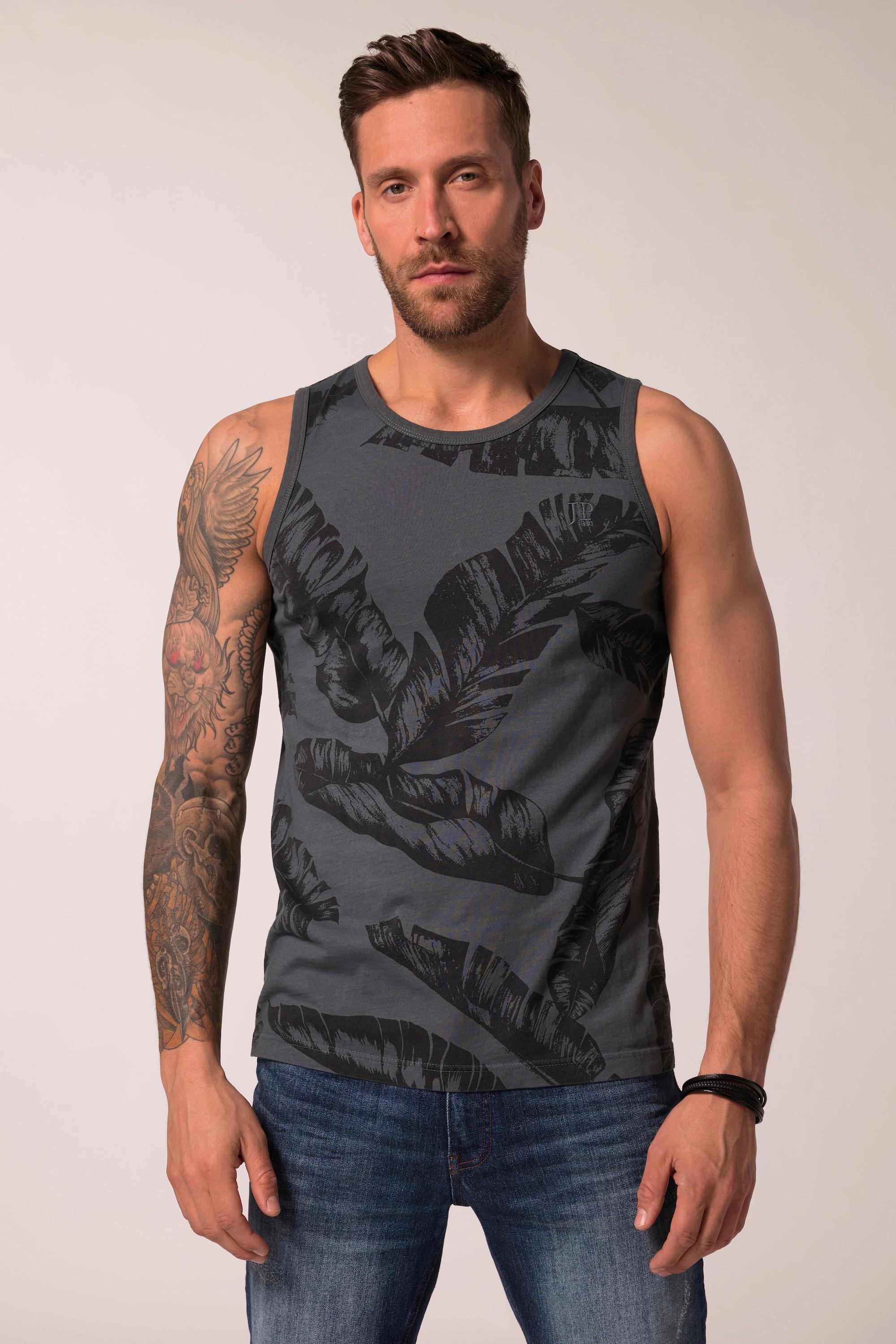 JP1880 Ärmelloses Tanktop mit floralem Print im Vintage Look