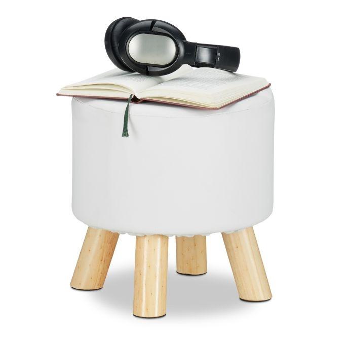 Northix Hocker aus Kunstleder