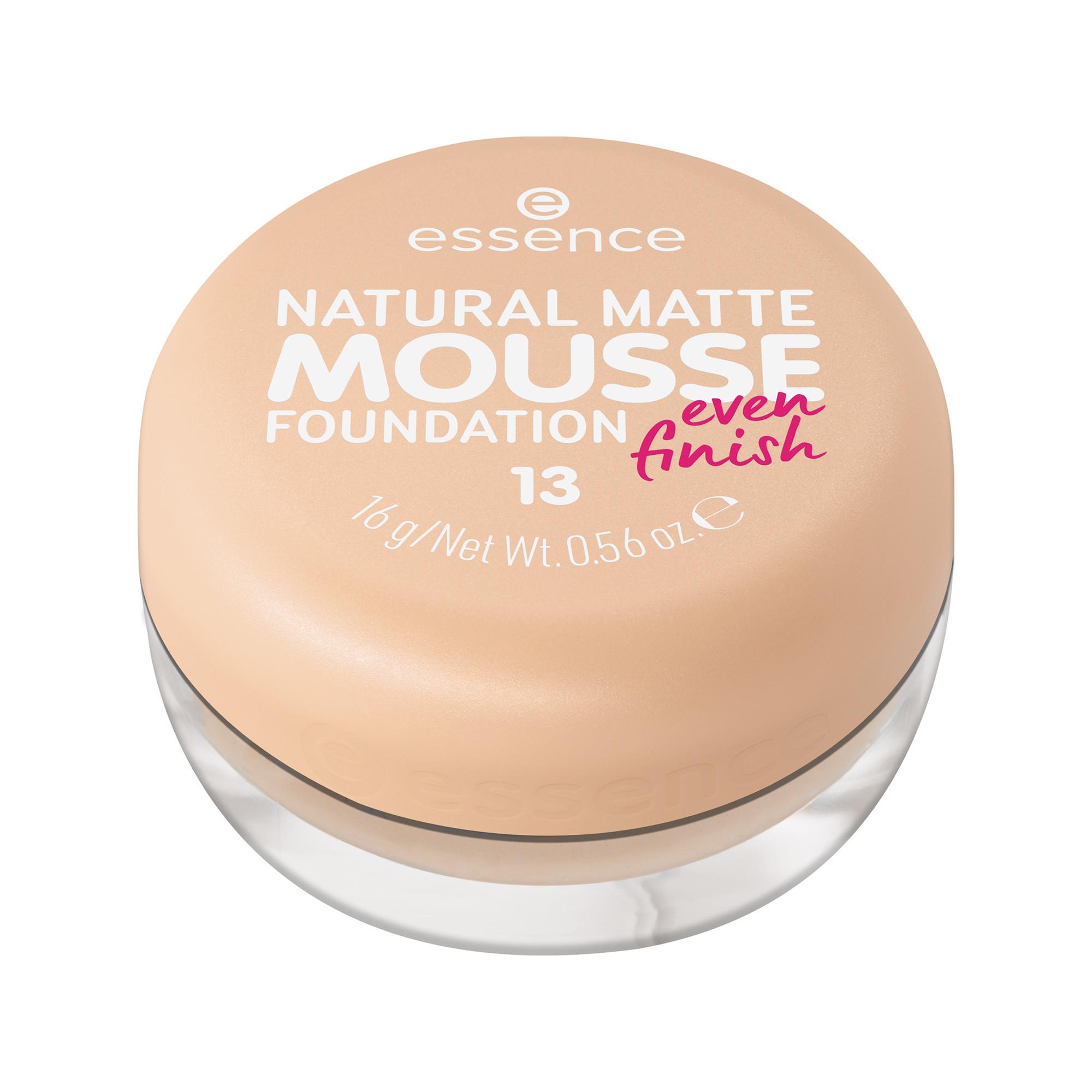 essence essence NATURAL MATTE MOUSSE FOUNDATION 02 Natural Matte Mousse Foundation
