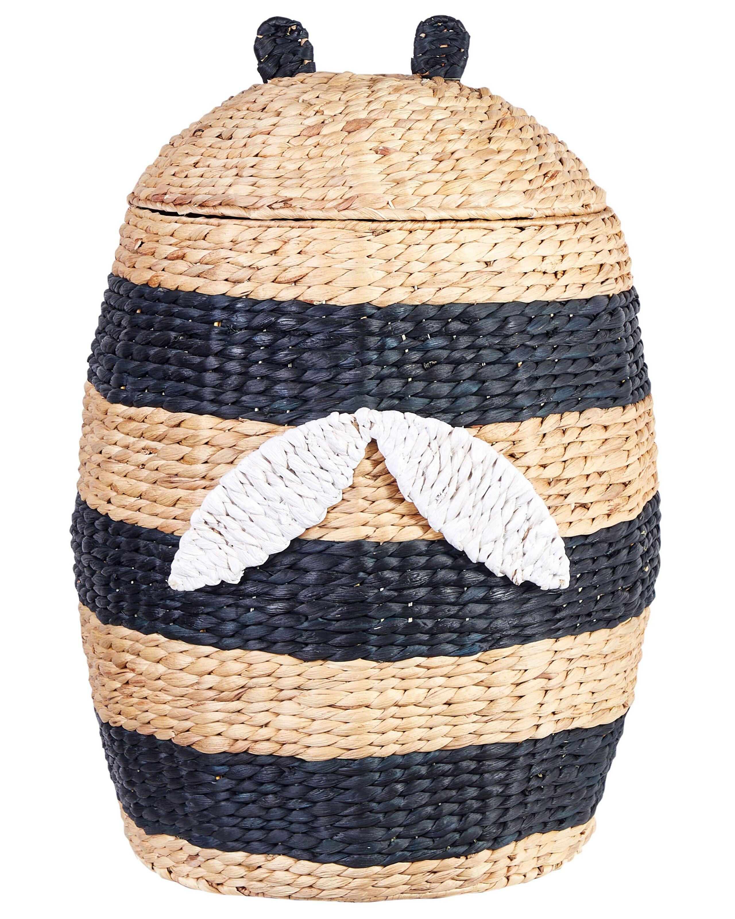 Beliani Korb aus Wasserhyazinthe Boho KNYSNA