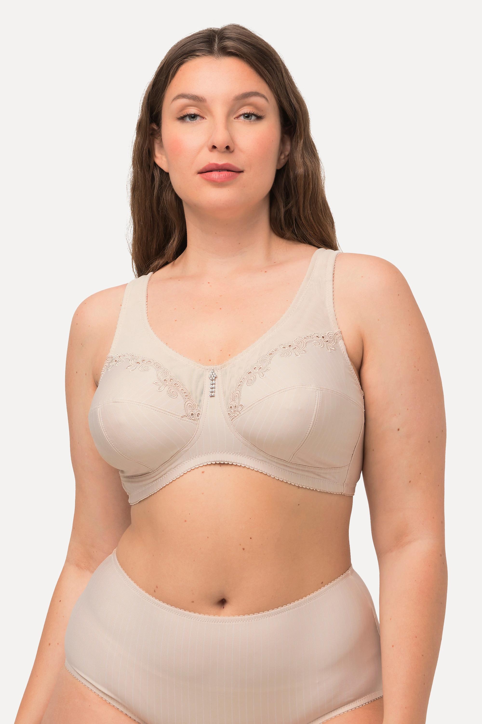 Ulla Popken Entlastungs-BH, ohne Bügel, Strassanhänger, Cup C - G