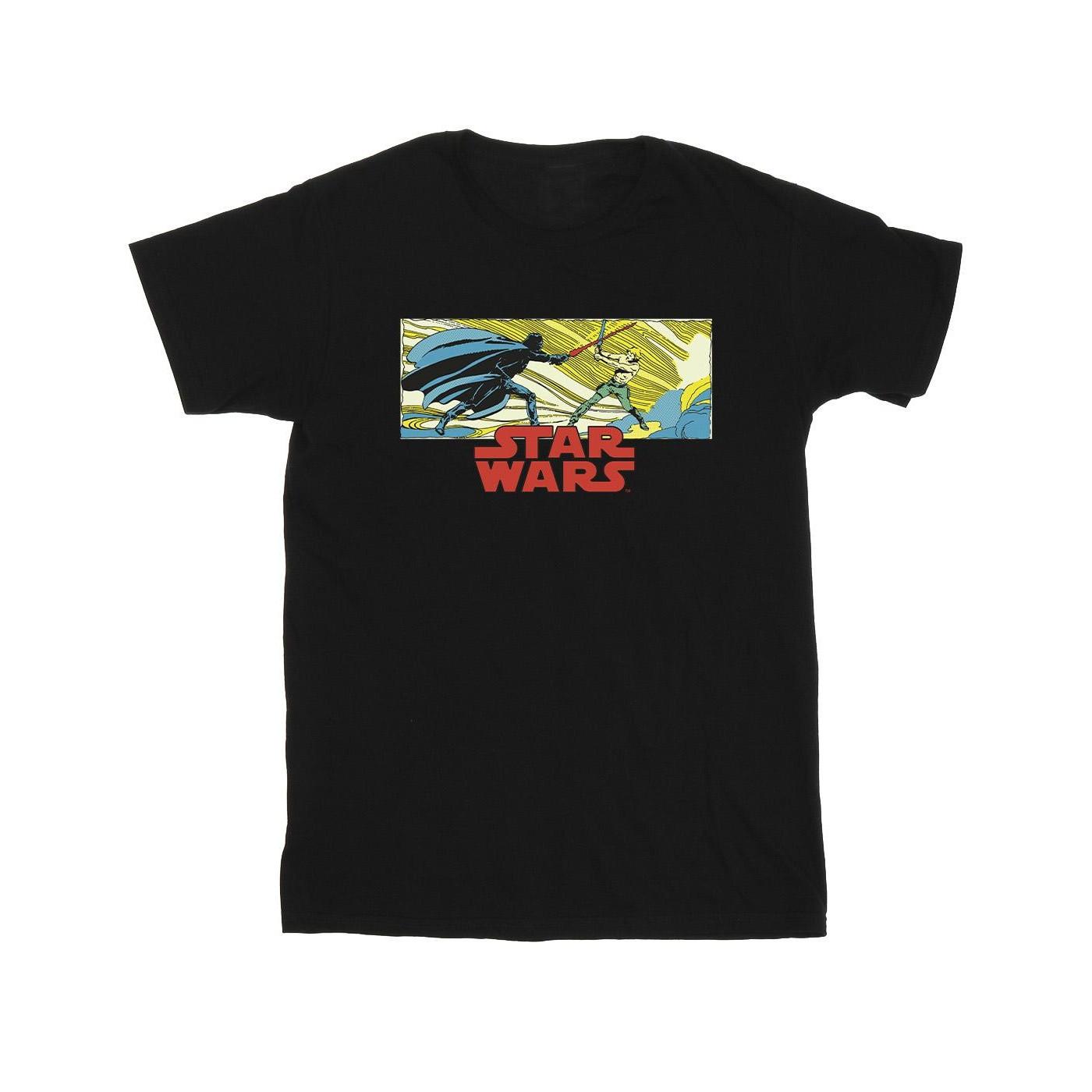 STAR WARS Star Wars Comic Buch Kampf Szene T-Shirt