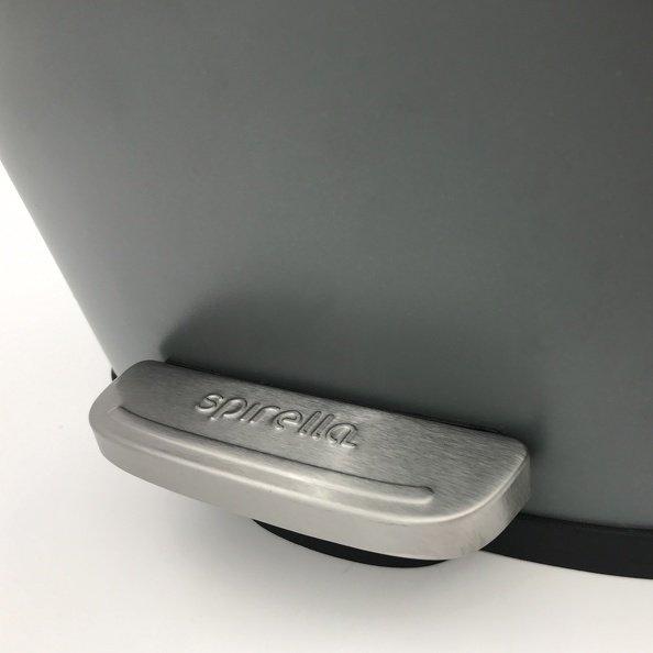 spirella Treteimer Stahl AKIRA 12L Mattgrau