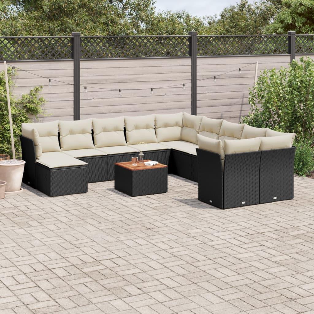 VidaXL Garten sofagarnitur poly-rattan