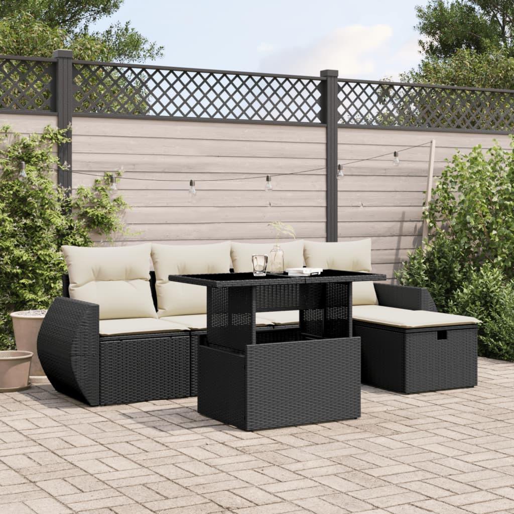 VidaXL Garten sofagarnitur poly-rattan