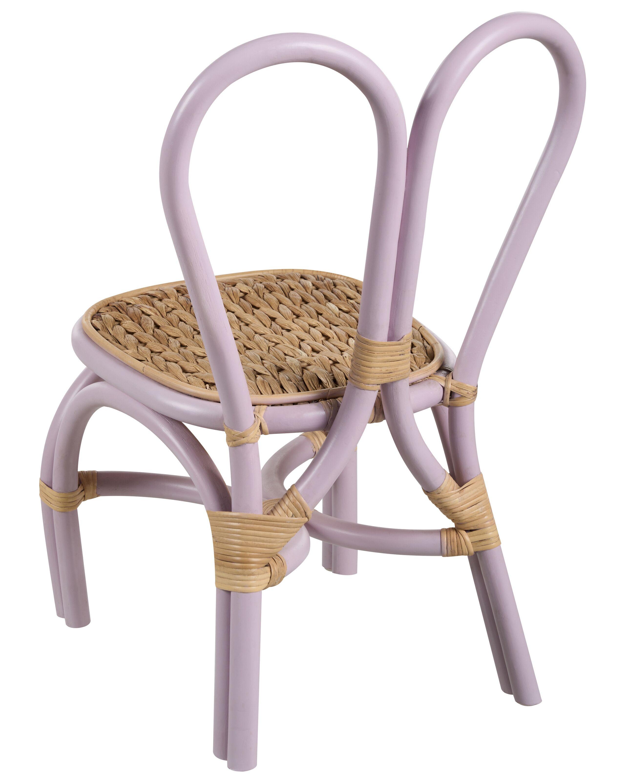 Beliani Kindersessel aus Rattan Boho DESIMI